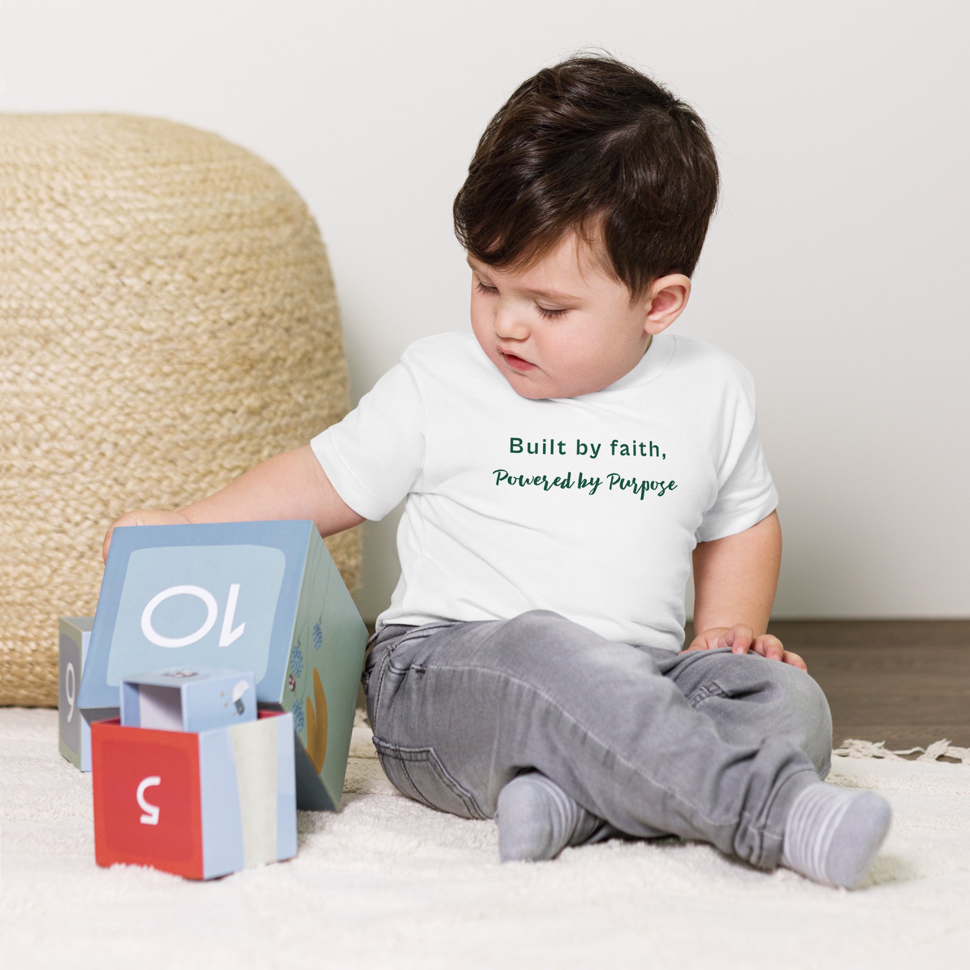 Heavenly Toddler - Built by Faith - White