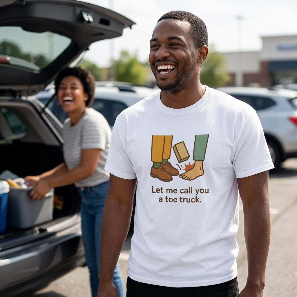 Humor shirt - Toe truck