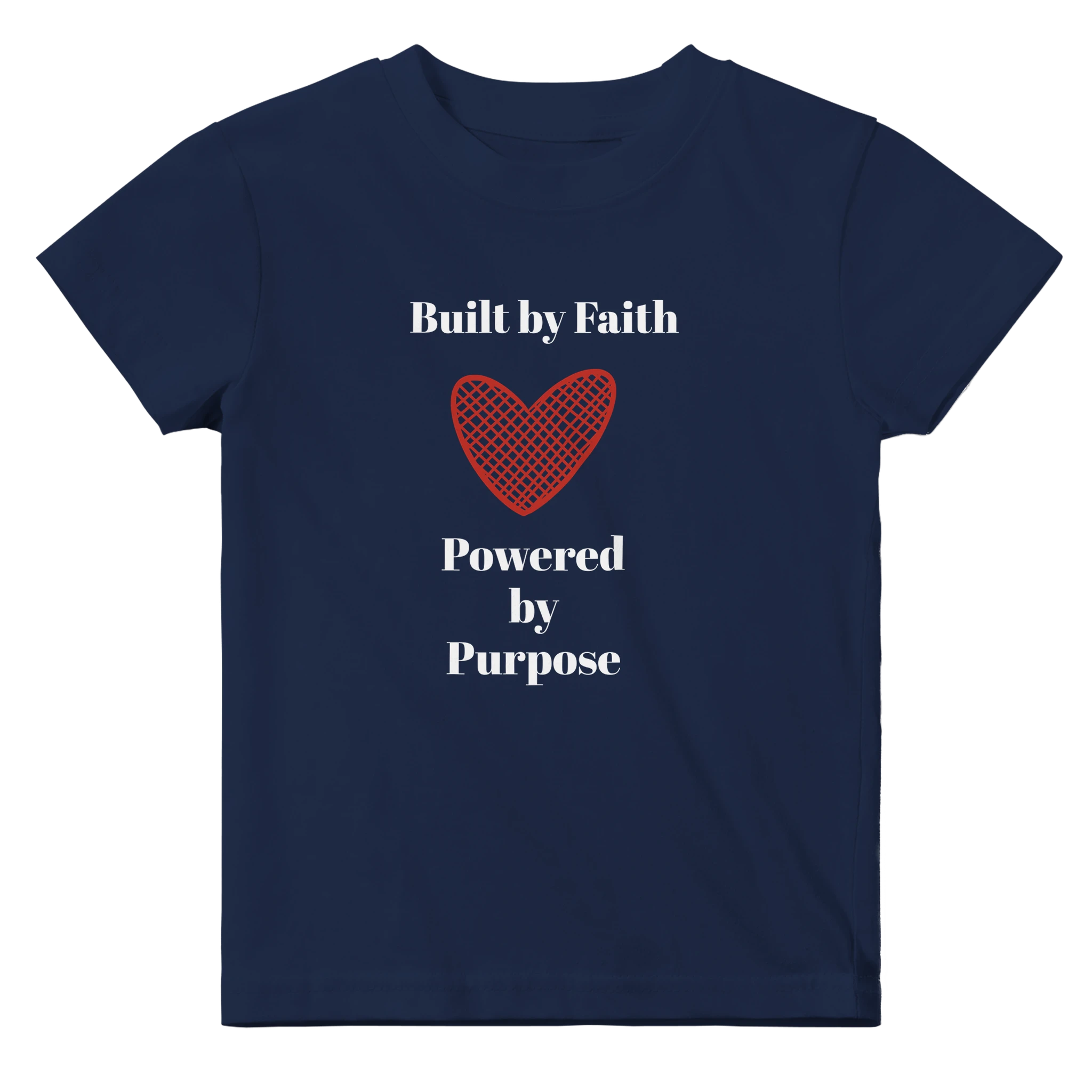 Dark Blue - Built by Faith tees - Solo