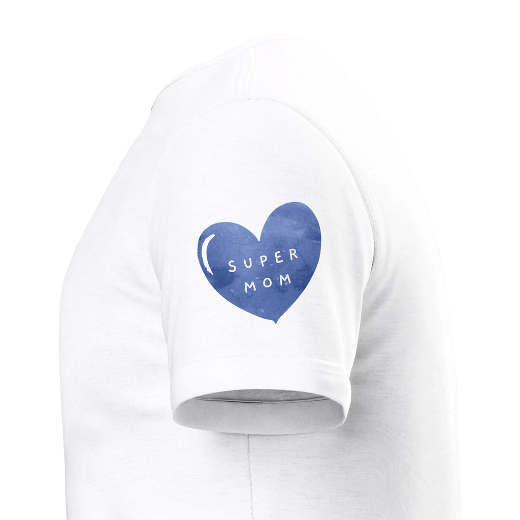 Super Mom on sleeve