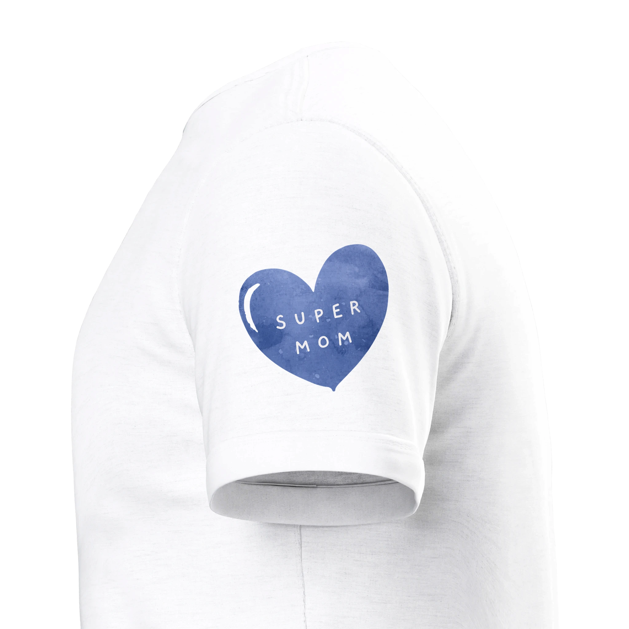 Super Mom on sleeve