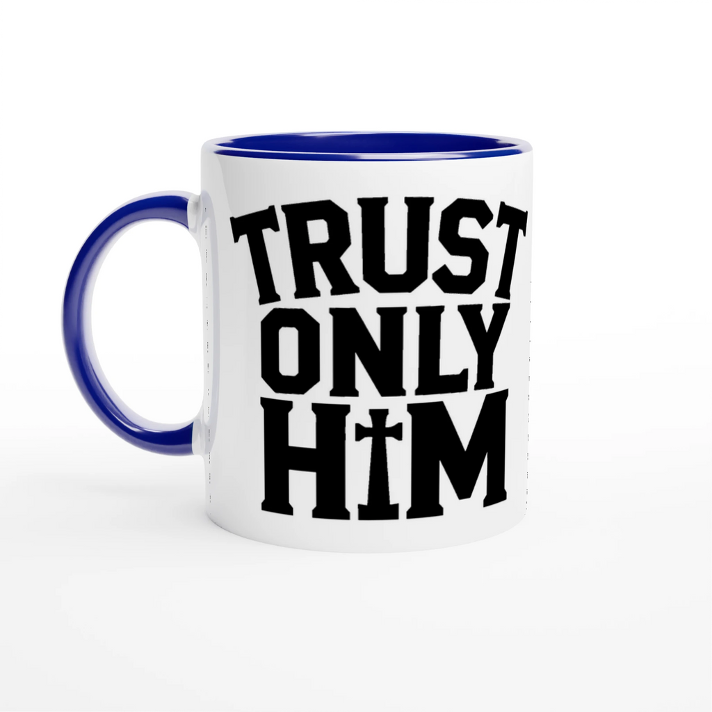 Heavenly - Trust only Him - Mug  - Blue